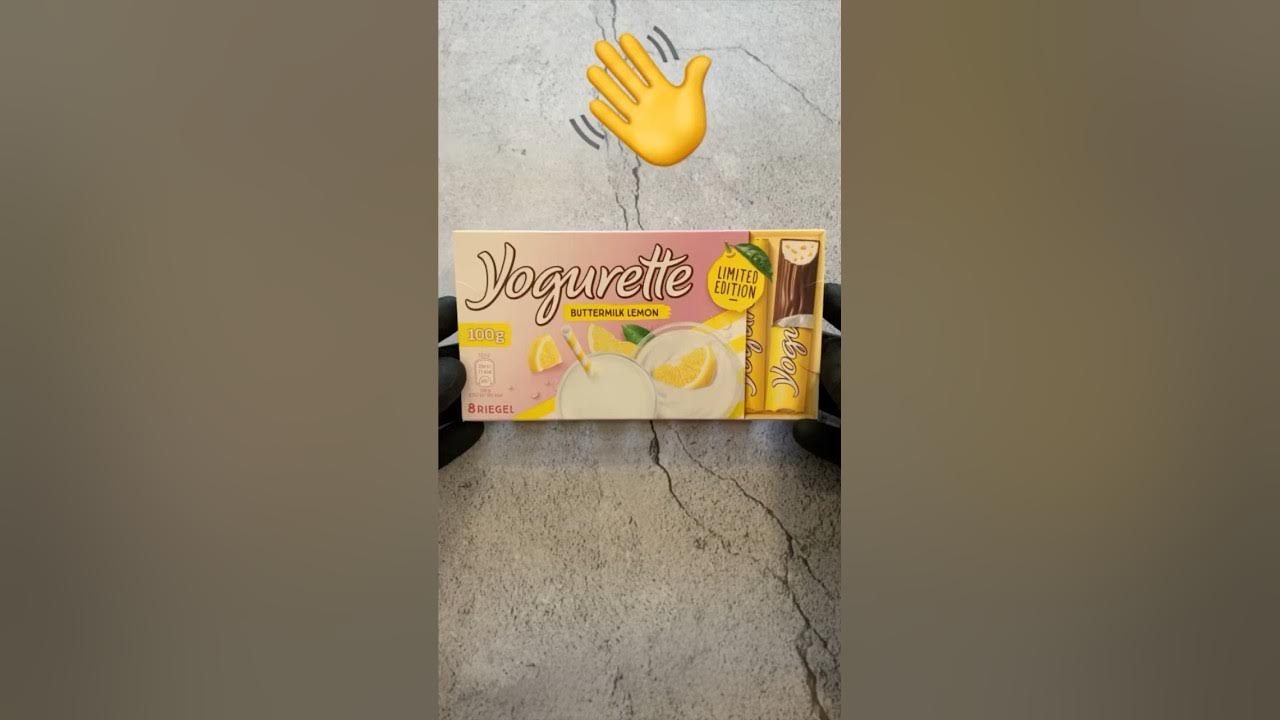 Yogurette Buttermilk Lemon Unboxing - YouTube