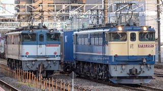 EF65-2000牽引貨物列車 総武快速線と京葉線を走行・2021年4月~6月