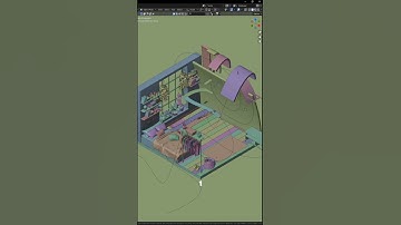 Animation on curves. #blender3d #3danimation #3dart #3dmodeling