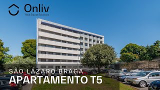 Apartamento T5 com 260 m2, totalmente renovado em São José de São Lázaro, Braga.
