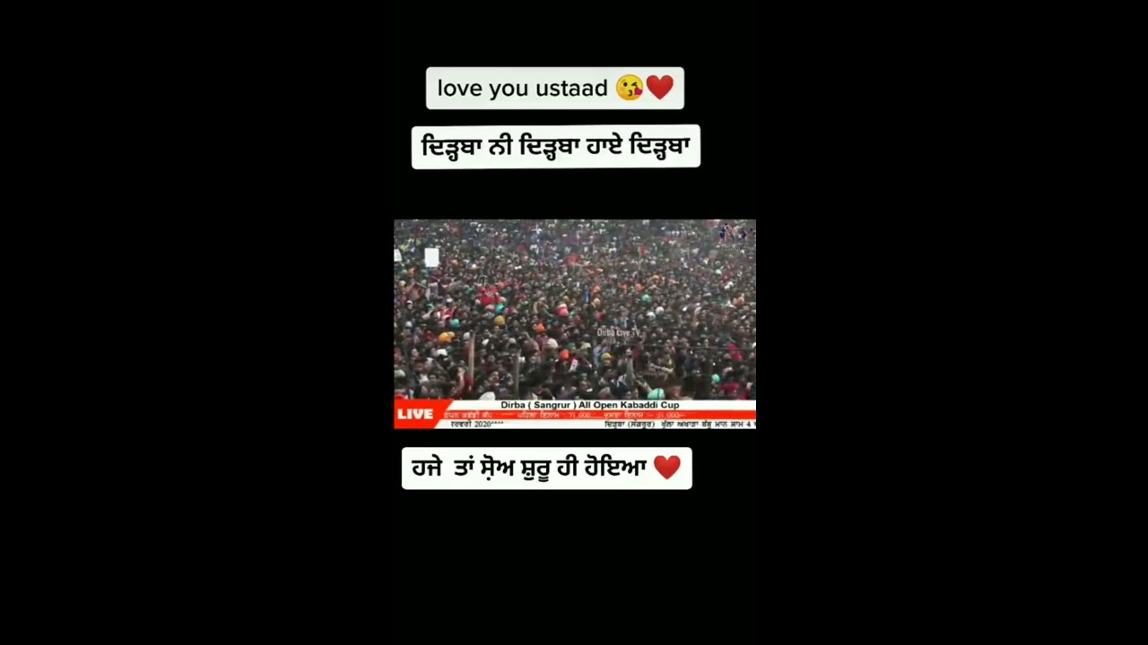 Babbu maan live dirba 2020 crowd breaking all the record 63 million