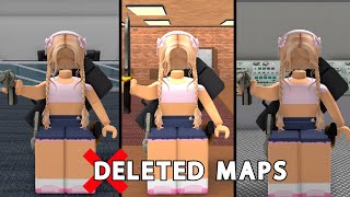 PLAYING DELETED MAPS in Roblox Murder Mystery 2!