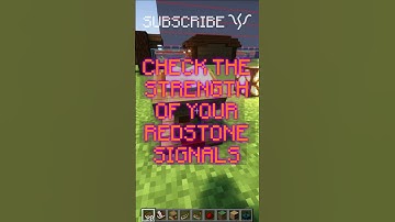 COMPARATOR MATH can easily check your SIGNAL STRENGTH! | Redstone with PsiVolt #minecraft #redstone