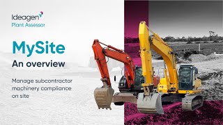 Ideagen Plant Assessor's MySite Functionality: An Overview