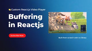 How to create a React.js video player with buffering | playback speed | scrubbing screenshot 3
