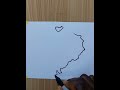 How to draw map of Tallinn from Estonia #shorts