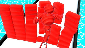 Rope-Man Run gameplay android, ios levels 124-126 | Gameplay A&I