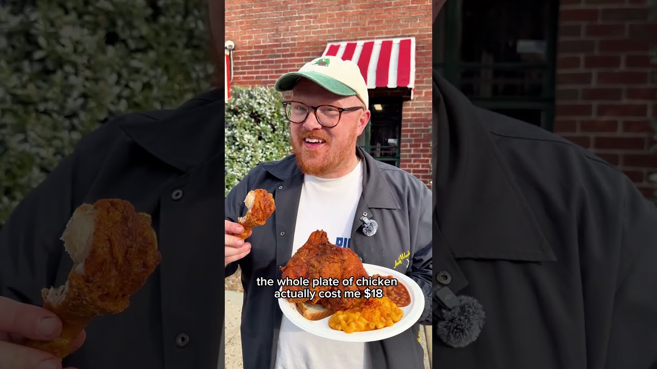 Eating Southern Food for a full day in Memphis #memphis #southernfood #usafood #america #shorts