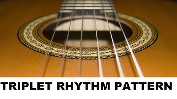 Learn to strum a simple triplet rhythm pattern on guitar