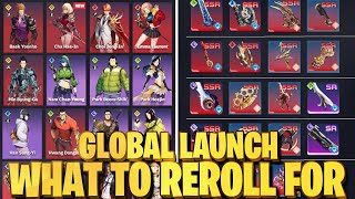 GLOBAL WHICH SSR HUNTERS & SSR WEAPONS TO RE-ROLL & RATE UP FOR - Solo Leveling Arise