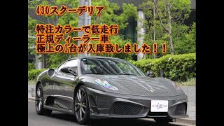 特注カラーの希少な1台が入庫！　低走行&正規ディーラー車です！