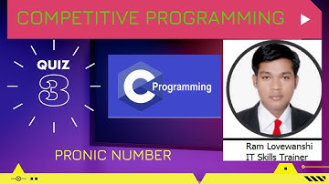 Competitive Programming Using C [Pronic Number]
