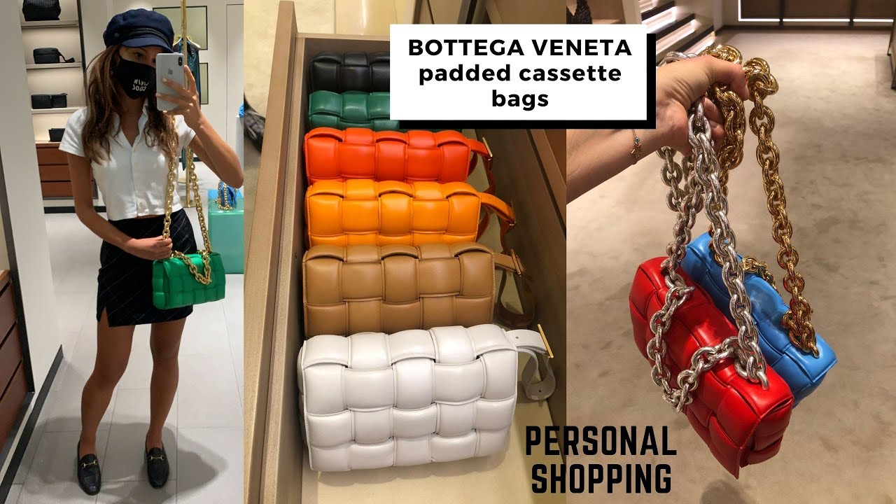 Bottega Veneta Padded Cassette Bags With Without Chain Youtube