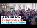 Mexicanos en Madrid ignoran autobús con miembros del Real Madrid por protestar para poder votar