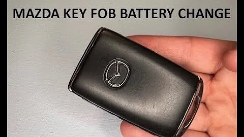Mazda CX5 CX9 Key Fob Battery Replacement