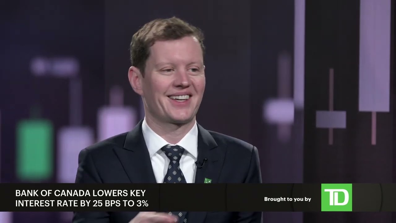 The Bank of Canada cuts interest rate to 3% as U.S. tariff threat looms