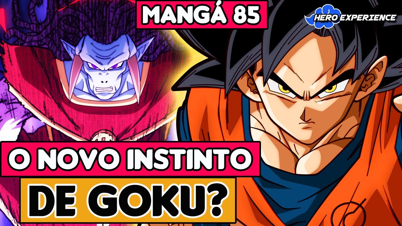 DBS MANGÁ 85: O NOVO INSTINTO DE GOKU E A DESTRUIÇÃO DE GAS 