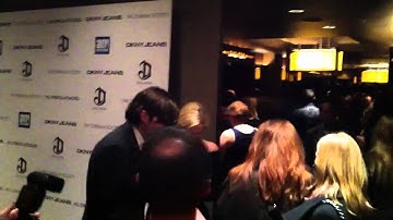 Ashton Kutcher at the NYC premiere of "No Strings Attached" movie.