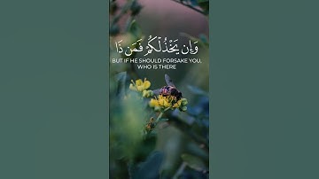 إن ينصركم الله فلا غالب لكم  #القارئ ياسر الدوسري  #قرآن سورة آل عمران