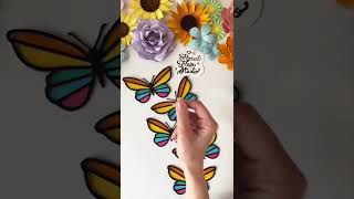 DIY Paper Butterfly SVG Templates Simple Crafts DIY Fall Decor Paper Crafters Digital Templates