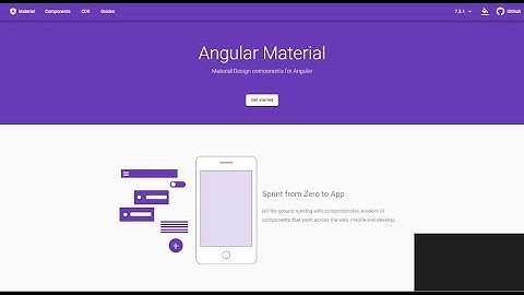 How to build a web app template Angular v7  video 3