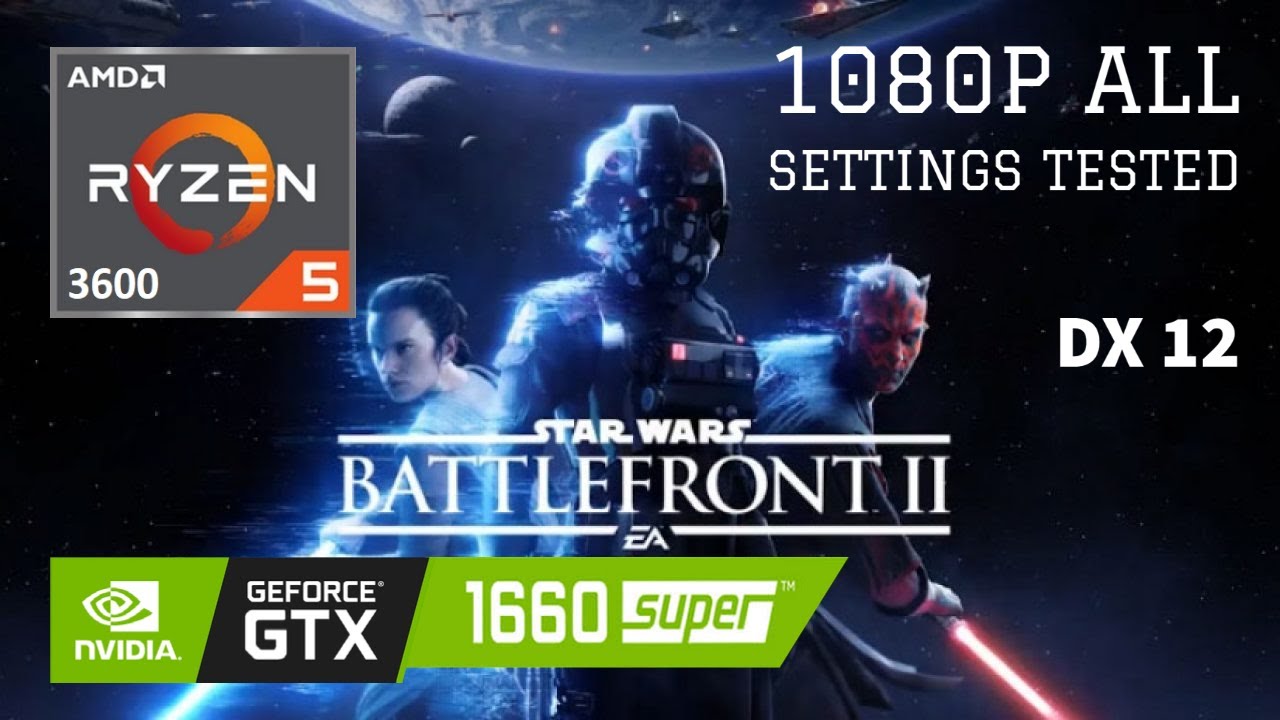 STAR WARS BATTLEFRONT II CLASSIC / RYZEN 5 5600G / RX 580 8GB 2048SP /  TESTING IN 1080P ULTRA ! 