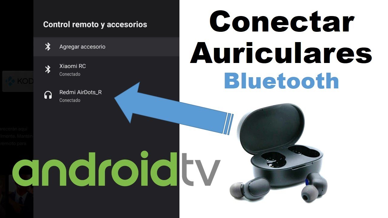 Secretario lanzar Destrucción Conectar Auriculares Bluetooth a Android TV - YouTube