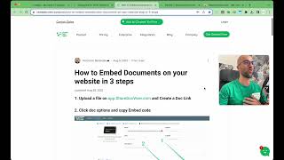4 How to embed documents on your website to get more leads & increase time spent with @sharedocview