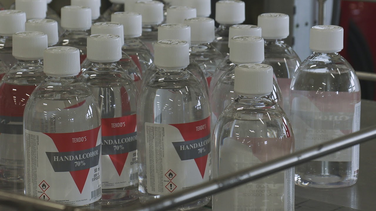 Tendo's handalcohol produced by Blendfill