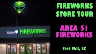 Finding Aliens at Area 51 Fireworks Store - Fort Mill, SC