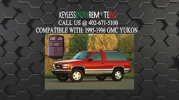 How To Replace GMC Yukon Key Fob Battery 1995 1996