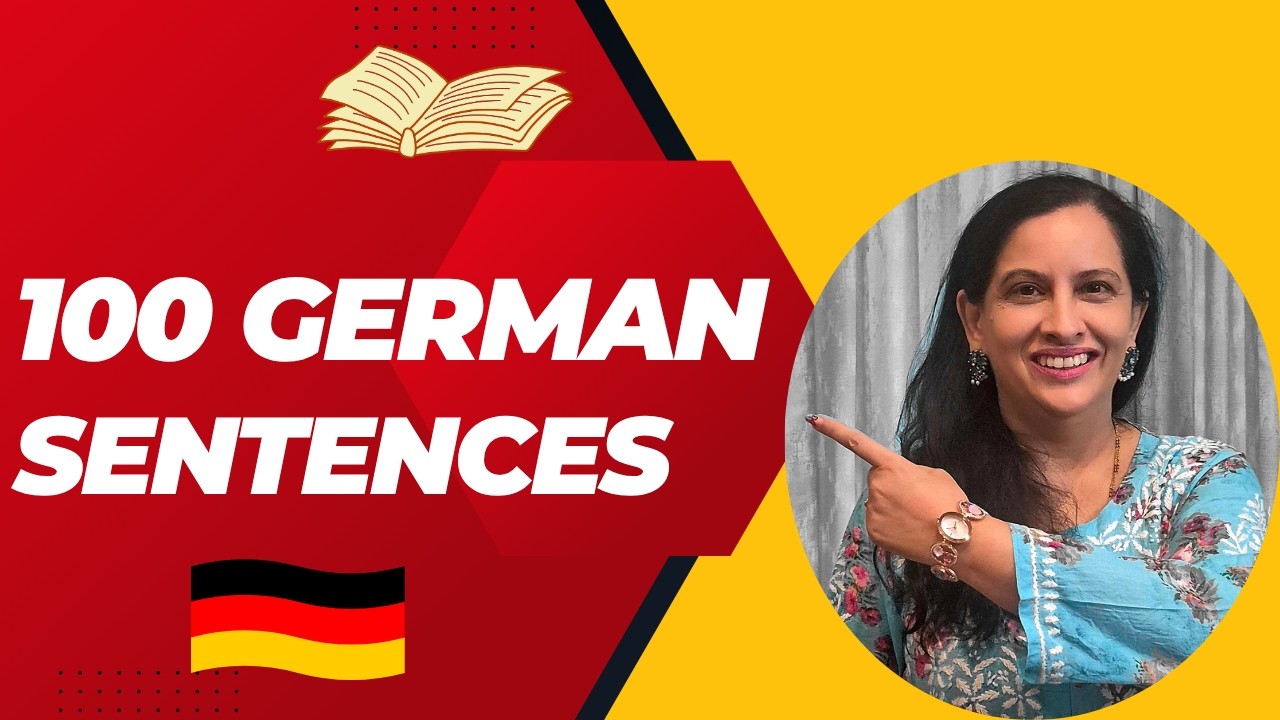 Learn German Sentences for Beginners (A1 Level) - YouTube