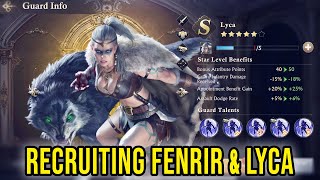 Recruiting The New Guards " Fenrir & Lyca " - Guns of Glory screenshot 1