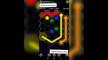 Flow Free || Hexes Sampler || 6x6 || Level 41 To 50 Gameplay