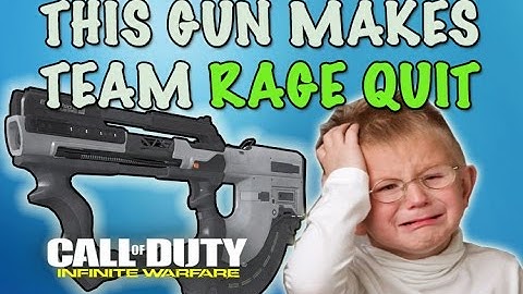 THIS GUN MAKES TEAM RAGE QUIT! RIPPER EPIC VARIANT GAMEPLAY INFINITE WARFARE EPIC VARIANTS!!! (IW)