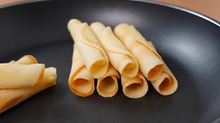 Sweet and crispy frying pan cookies