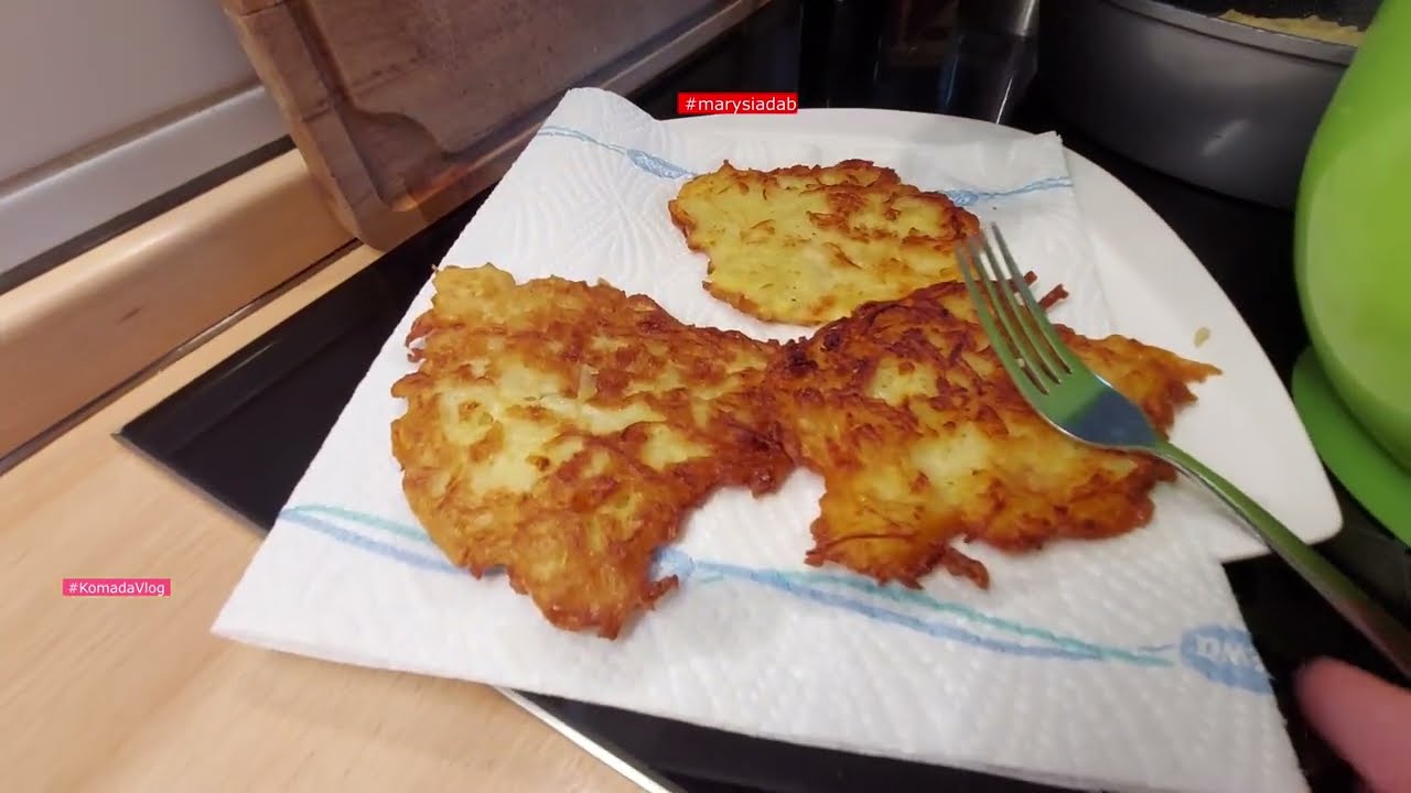 Przepis na chrupiące placki ziemniaczane / MarysiaDab