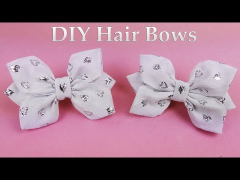 How to make a bow I Easy ribbon bow tutorial I Diy 