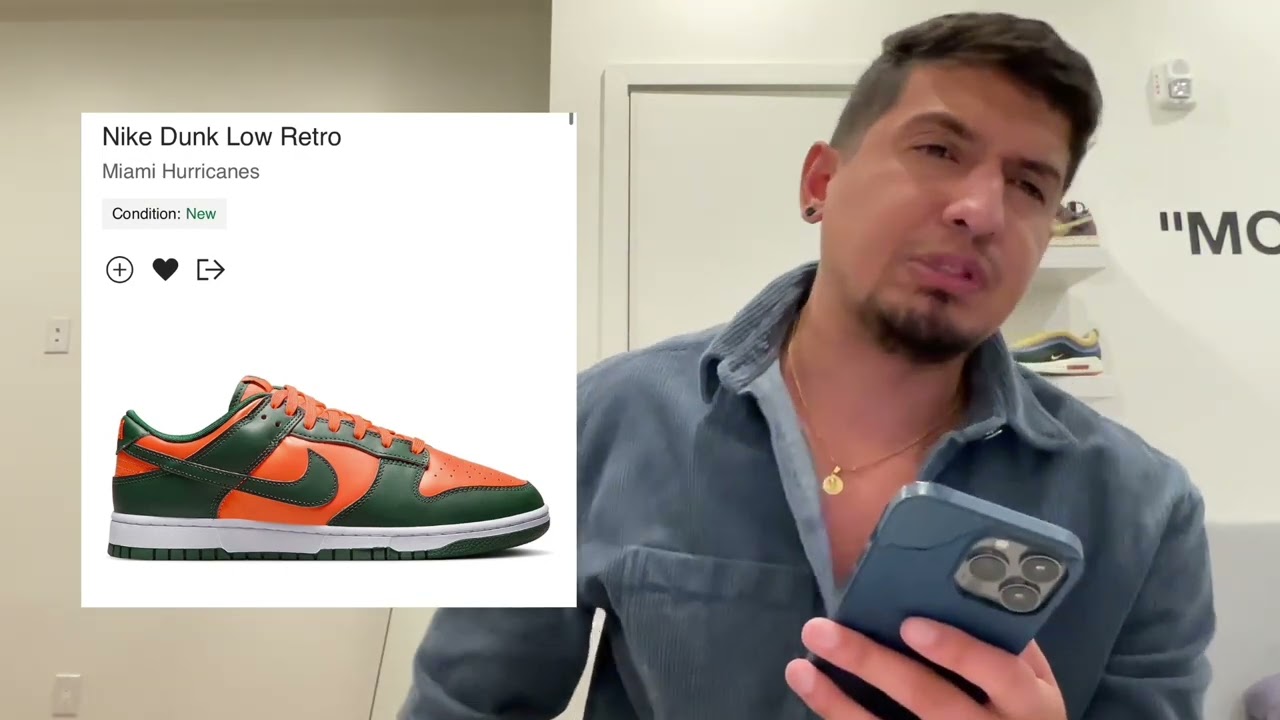 Don't buy the Nike dunk low Miami Hurricane until you watch this