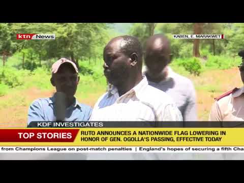 Locals who witnessed KDF plane crash and recovery exercise speak