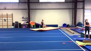 Front Handspring Full Twisting Layout on Floor
