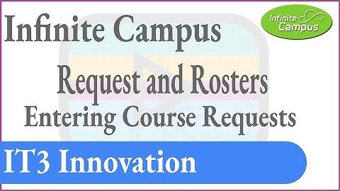 Requests and Rosters Entering Course Requests