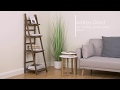 Hartleys Direct 4 Tier Ladder Shelf - Brown Hartleys Direct 4 Tier Ladder Shelf - Brown