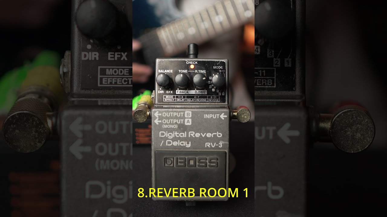 Boss Digital Reverb RV-3 ‪@BOSSinfoglobal‬ #guitarpedals