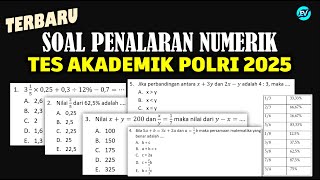 2025 Indonesian National Police NCO Academic Test Numerical Reasoning Questions