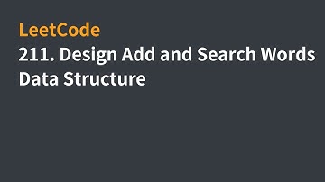 LeetCode | 211. Design Add and Search Words Data Structure | 中文解說