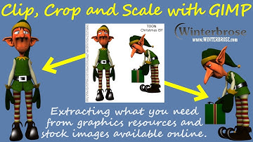 Clip, Crop and Scale Stock Images or Graphics Resources using The GIMP
