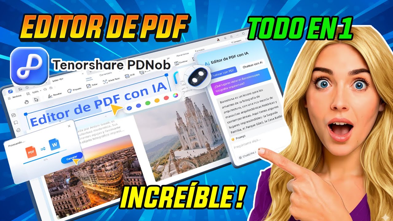 El Mejor Editor de PDF Profesional con IA en 2025 | Editor TODO EN UNO ...