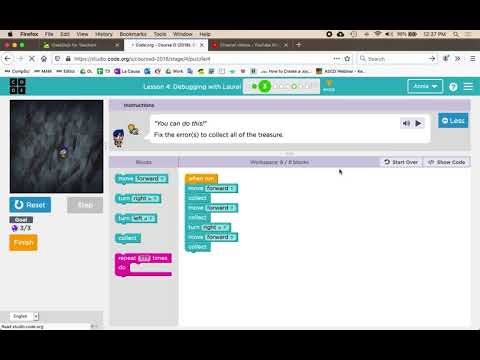 3rd grade Lesson 4: Debugging with Laurel