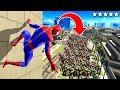 Playing As SPIDER MAN In The BIGGEST ZOMBIE HOARD In GTA 5 ... (Scary!) - GTA 5 Mods